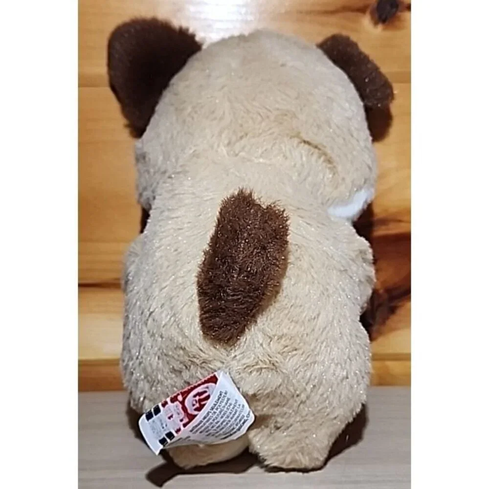 Swaddle Babies Plush Toy Dog Big Brown Eyes 9 inches Fiesta Dog Only